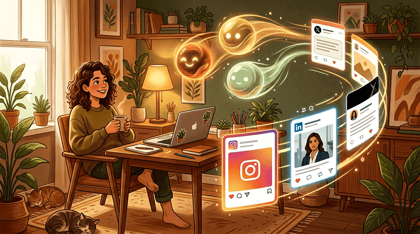 Your AI Social Media Manager: Set It, Review It, Post It