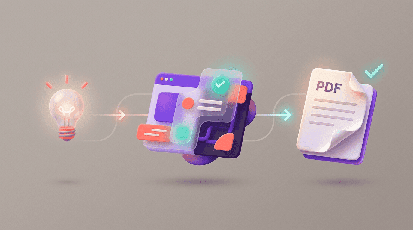 From Idea to PDF Report in 60 Seconds